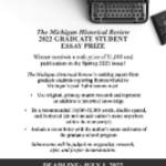 Michigan Historical Review Calls for Submissions!